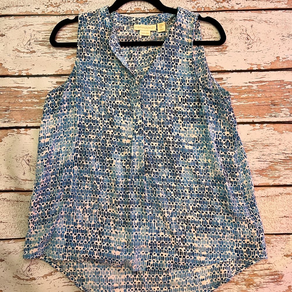 Cynthia Rowley Silk Sleeveless blouse